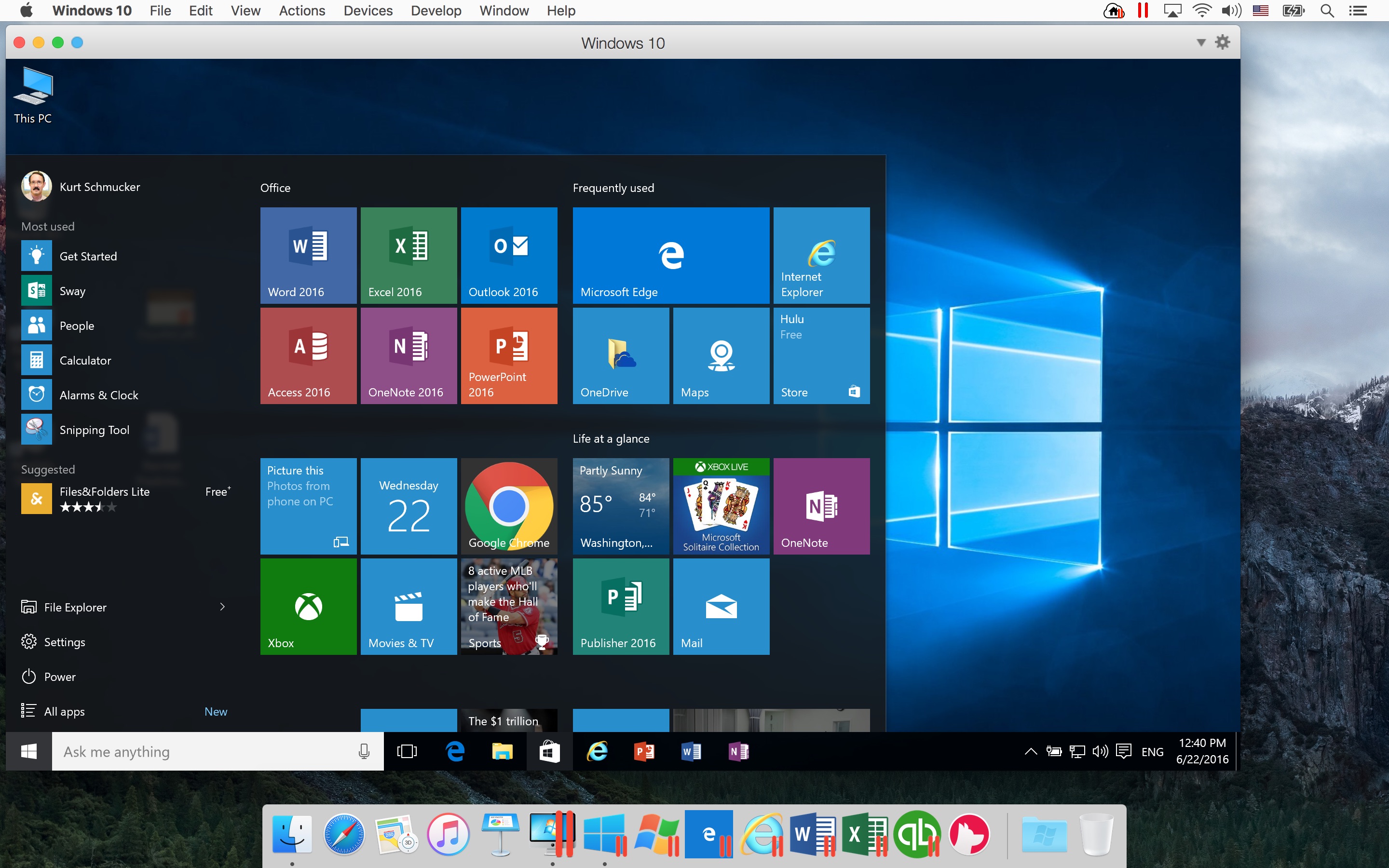 Windows 8.1 mac